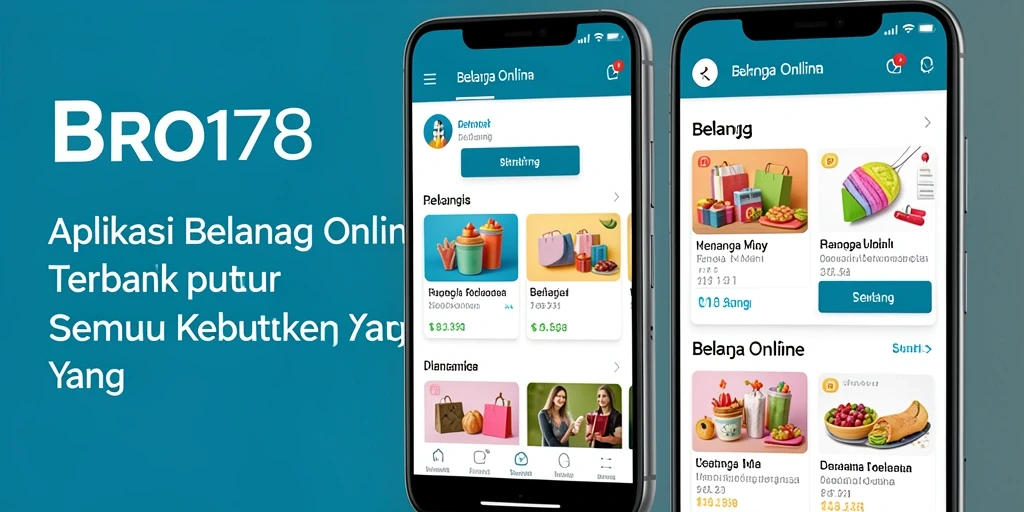 Antarmuka aplikasi BRO178 yang modern dan mudah digunakan.
