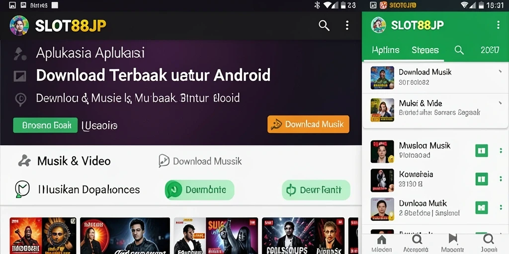 Tampilan antarmuka SLOT88JP untuk Download Musik yang menarik dan mudah digunakan.